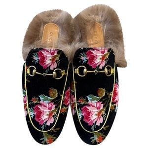 Gucci fur Princeton mule